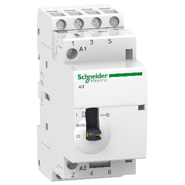 Contattore iCT 3NA 25A comando 230?240Vca man. - SCHNEIDER ELECTRIC A9C21833 product photo Photo 01 3XL