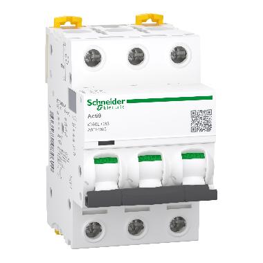 Interruttore magnetotermico iC60L 3P C 63A 15kA - SCHNEIDER ELECTRIC A9F94363 product photo Photo 01 3XL