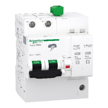 Scaricatore di sovratensione SPD Interruttore Integrato iQuick PRD8r 1P+N 2kA ripor. estraibile Tipo 2 e 3 - SCHNEIDER ELECTRIC A9L16298 product photo Photo 01 3XL