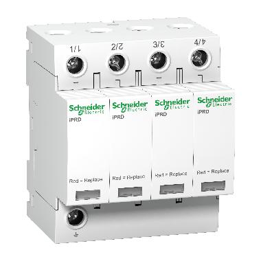 Scaricatore Sovratensione SPD iPRD65r 4P 20kA riport. estraibile Tipo 2 - SCHNEIDER ELECTRIC A9L65401 product photo Photo 01 3XL