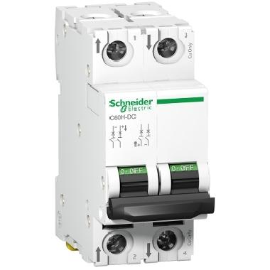 Interruttore magnetotermico CC C60H-DC 2P C 16A - SCHNEIDER ELECTRIC A9N61531 product photo Photo 01 3XL