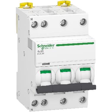 Interruttore magnetotermico iC40N 3P+N B 16A 6000A - SCHNEIDER ELECTRIC A9P44716 product photo Photo 01 3XL