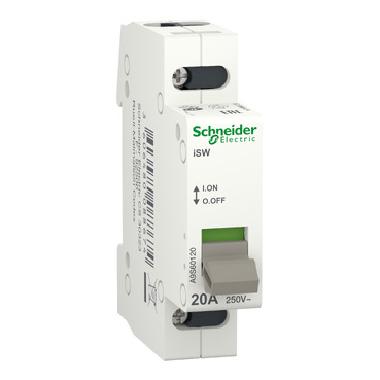 ISW 1P  20A - SCHNEIDER ELECTRIC A9S60120 - SCHNEIDER ELECTRIC A9S60120 - SCHNEIDER ELECTRIC A9S60120 product photo Photo 01 3XL