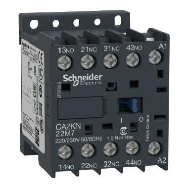 CONT AUX 2C+2O 110VCA - SCHNEIDER ELECTRIC CA2KN22F7 - SCHNEIDER ELECTRIC CA2KN22F7 - SCHNEIDER ELECTRIC CA2KN22F7 product photo Photo 01 3XL