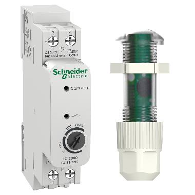 Interruttore crepuscolare Acti 9 IC2000 per interni (2 - 2000 lux) - SCHNEIDER ELECTRIC CCT15285 product photo Photo 01 3XL