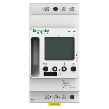 Interruttore orario programmabile SMARTw Acti 9 IHP + 1C (24h / 7d) - SCHNEIDER ELECTRIC CCT15551 product photo Photo 01 3XL