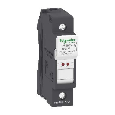 Portafusibile TeSys DF 32A - fusibile 10x38 1P con LED - SCHNEIDER ELECTRIC DF101V product photo Photo 01 3XL