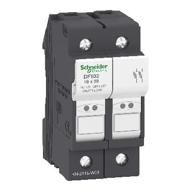 PORTA-FUSIBILE 32A 10X38 2P - SCHNEIDER ELECTRIC DF102 - SCHNEIDER ELECTRIC DF102 - SCHNEIDER ELECTRIC DF102 product photo Photo 01 3XL