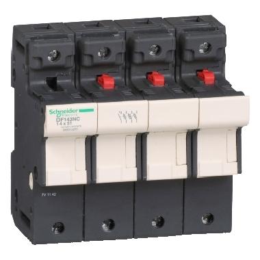 Portafusibile TeSys DF 50A - fusibile 14x51 3P+N - SCHNEIDER ELECTRIC DF143NC product photo Photo 01 3XL