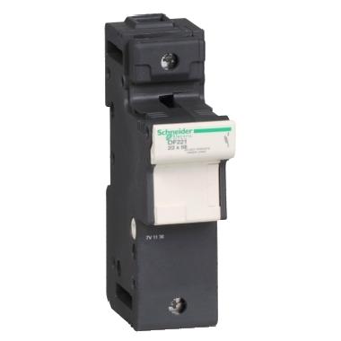 Portafusibile TeSys DF 125A - fusibile 22x58 1P - SCHNEIDER ELECTRIC DF221 product photo Photo 01 3XL