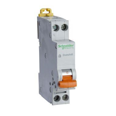 DOMA45 1P+N C 16A - SCHNEIDER ELECTRIC DOMA45C16 - SCHNEIDER ELECTRIC DOMA45C16 product photo Photo 01 3XL