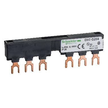 SBARRE 3P 63A 2DER GV2 54MM - SCHNEIDER ELECTRIC GV2G254 product photo Photo 01 3XL