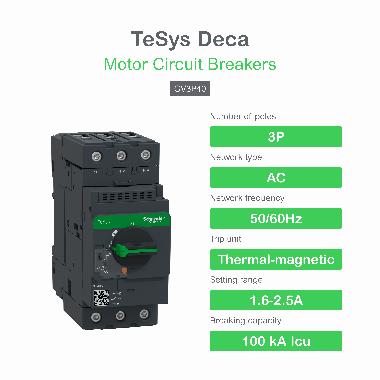 INT MAGNETOTERM.40A - SCHNEIDER ELECTRIC GV3P40 - SCHNEIDER ELECTRIC GV3P40 - SCHNEIDER ELECTRIC GV3P40 product photo Photo 01 3XL