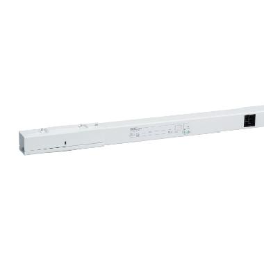Canalis - Elemento Rettilineo - 40 A - 2 m - 2 circuiti -3L+N+PE- 2 circ. Telec - Bianco - SCHNEIDER ELECTRIC KBB40ED44305T2W product photo Photo 01 3XL