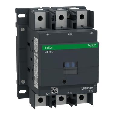 Contattore TeSys D - 3P (3 NA) - AC3 - <lt/>= 440 V 150 A - 230 Vca 50/60 Hz - SCHNEIDER ELECTRIC LC1D1506P7 product photo Photo 01 3XL