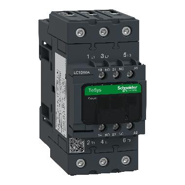 Contattore TeSys LC1D - 3 poli - AC3 440V 50 A - 380 V AC - SCHNEIDER ELECTRIC LC1D50AQ7 product photo Photo 01 3XL