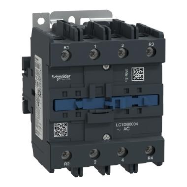 Contattore TeSys LC1D - 4poli - AC1 440V 125 A - 220 V AC - SCHNEIDER ELECTRIC LC1D80004M7 product photo Photo 01 3XL
