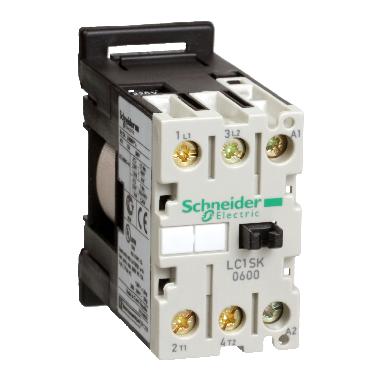 Contattore miniaturizzato TeSys SK - 2P (2 NA) - AC3 - 690 V 6 A - 24 Vca - SCHNEIDER ELECTRIC LC1SK0600B7 product photo Photo 01 3XL