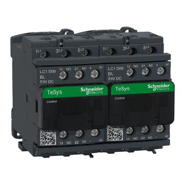 Teleinvertitore TeSys LC2D - 3 poli - AC3 440 V 9 A - 24 V CC - SCHNEIDER ELECTRIC LC2D09BLV product photo Photo 01 3XL