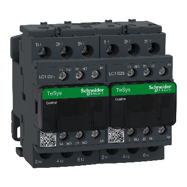 Teleinvertitore TeSys LC2D - 3 poli - AC3 440 V 25 A - 24 V CA - SCHNEIDER ELECTRIC LC2D25B7 product photo Photo 01 3XL
