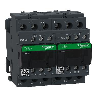 Teleinvertitore TeSys LC2D - 3 poli - AC3 440 V 25 A - 110 V CA - SCHNEIDER ELECTRIC LC2D25F7 product photo Photo 01 3XL