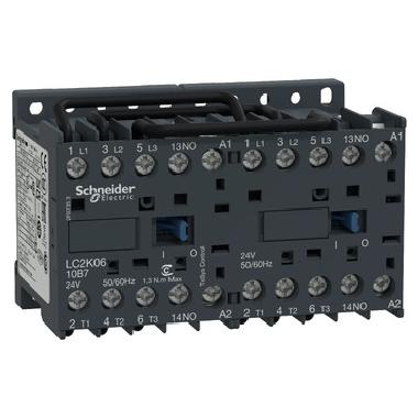Teleinvertitore TeSys LC2K - 3 poli - AC3 440V 6 A - 24 V CA - SCHNEIDER ELECTRIC LC2K0610B7 product photo Photo 01 3XL