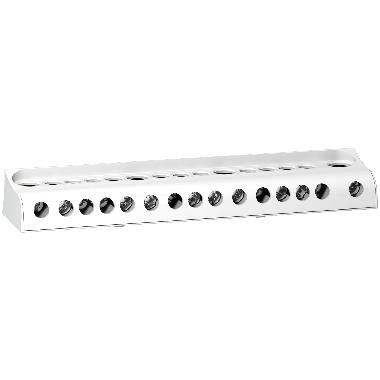 Barretta di neutro aggiuntiva - 125 A - 15 connessioni - SCHNEIDER ELECTRIC LGYN12515 product photo Photo 01 3XL