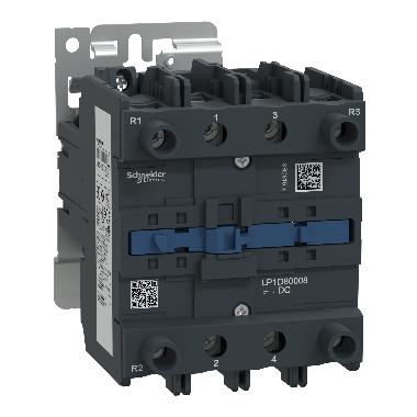 Contattore TeSys LP1-D - 4 poli (2NO + 2NC) - AC1 440V 125 A - 24 V CC - SCHNEIDER ELECTRIC LP1D80008BD product photo Photo 01 3XL