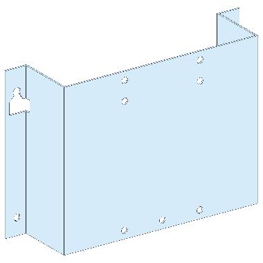 Piastra di fondo NS-INS250V fis/dir L250 - SCHNEIDER ELECTRIC LVS03050 product photo Photo 01 3XL