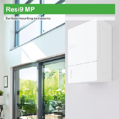 Centralino Resi9 MP parete 6 moduli bianco porta traslucida - SCHNEIDER ELECTRIC MIP10106T product photo Photo 01 3XL