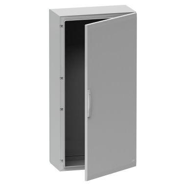 Armadio in poliestere con porta liscia 1000x750x320 IP65 RAL 7035 - SCHNEIDER ELECTRIC NSYPLA1073G product photo Photo 01 3XL