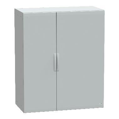 Armadio in poliestere con porta liscia 1500x1250x620 IP65 RAL 7035 - SCHNEIDER ELECTRIC NSYPLA15126G product photo Photo 01 3XL