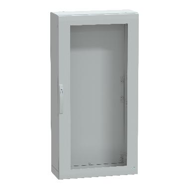 Armadio in poliestere con porta trasparente 1500x750x320 IP65 RAL 7035 - SCHNEIDER ELECTRIC NSYPLA1573TG product photo Photo 01 3XL