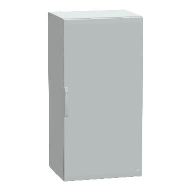 Armadio in poliestere con porta liscia 1500x750x620 IP65 RAL 7035 - SCHNEIDER ELECTRIC NSYPLA1576G product photo Photo 01 3XL