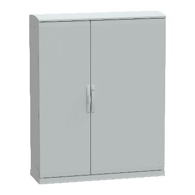 Armadio in poliestere con porta liscia IP54 1500x1250x420 RAL 7035 - SCHNEIDER ELECTRIC NSYPLAZT15124G product photo Photo 01 3XL