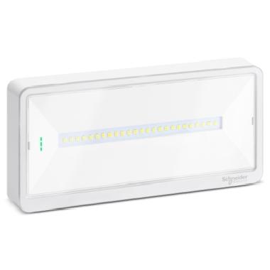 Plafoniera di emergenza Exiway Light, IP42, Autoalimentato Autodiagnosi Activa, SE-SA, 110/90/70/50lm SE, 70lm SA, 1/1,5/2/3h - SCHNEIDER ELECTRIC OVA44110 product photo Photo 01 3XL
