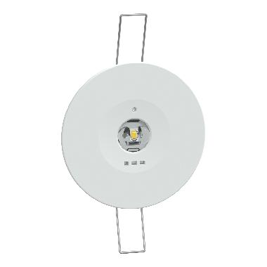 Plafoniera Exiway Smartbeam Incasso, IP42, Autoalimentato Autodiagnosi Activa, Diagnosi Centralizzata DiCube, SE-SA, 220lm SE/SA, vie di esodo, 1,5h - SCHNEIDER ELECTRIC OVA48952 product photo Photo 01 3XL