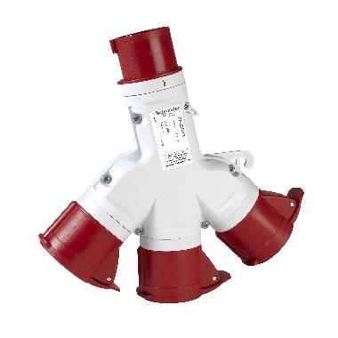 MOLTIPLICATORE ST.3U 3PT 16A 380V IP67 - SCHNEIDER ELECTRIC PKZM712 product photo Photo 01 3XL