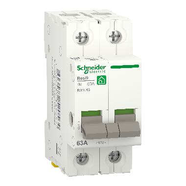 Interruttore sezionatore RESI9 IN 2P 63A 2 Moduli - SCHNEIDER ELECTRIC R9PS263 product photo Photo 01 3XL