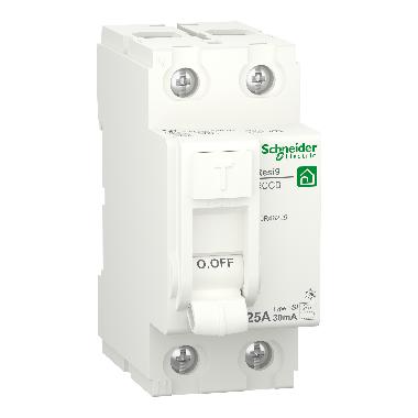 INTERRUTTORE DIFFERENZIALE RESI9 RCCB 2P 25A 30MA  F SI - SCHNEIDER ELECTRIC R9R46225 product photo Photo 01 3XL