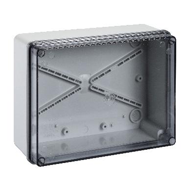 SCATOLA DERIVAZIONE 190X140X70 IP55 TRASPARENTE - SCHNEIDER ELECTRIC SL00957 product photo Photo 01 3XL