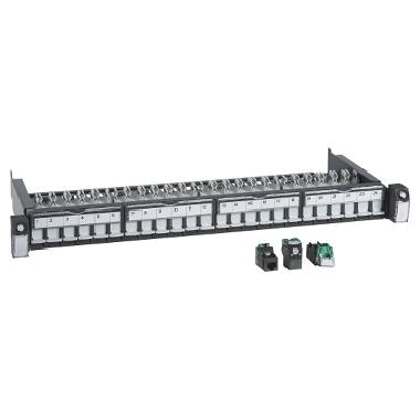 Actassi 19' con 24 RJ45 S-One cat.5e UTP - SCHNEIDER ELECTRIC VDIG118241U50 - SCHNEIDER ELECTRIC VDIG118241U50 product photo Photo 01 3XL