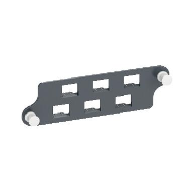 Supporto per 6 bussole LC Dplx - SCHNEIDER ELECTRIC VDIM155061 product photo Photo 01 3XL
