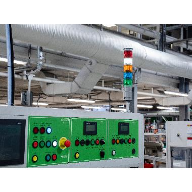 Lampada spia completa D.22 - IP65 - blu - LED universale - 230Vacac - SCHNEIDER ELECTRIC XB5AVM6 product photo Photo 02 3XL