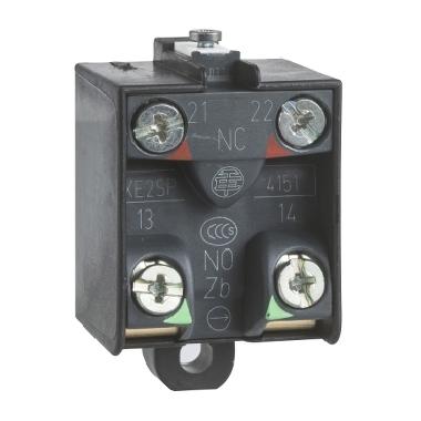 Contatti ad aggancio per comandi a pedale a 2 gradini - 1 NC+1 NO - SCHNEIDER ELECTRIC XE2SP4151B product photo Photo 01 3XL
