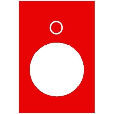 Etichetta - 30 x 40mm - rossa - 0 - SCHNEIDER ELECTRIC ZB2BY2931 product photo Photo 01 3XL