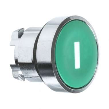 Testa pulsante Ã˜22 - ad impulso - filoghiera verde - i - SCHNEIDER ELECTRIC ZB4BA331 - SCHNEIDER ELECTRIC ZB4BA331 product photo Photo 01 3XL