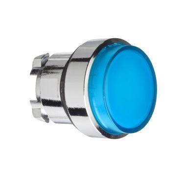 Testa pulsante luminoso Ø22 - blu- per LED universale - SCHNEIDER ELECTRIC ZB4BH63 product photo Photo 01 3XL