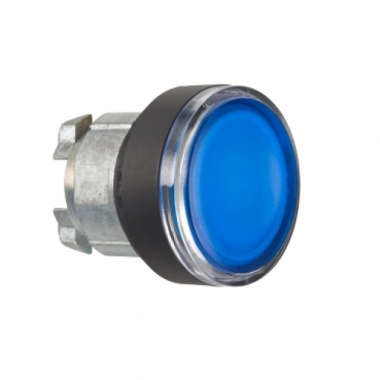 Testa pulsante luminoso Ã˜22 - blu - SCHNEIDER ELECTRIC ZB4BW3637 - SCHNEIDER ELECTRIC ZB4BW3637 product photo Photo 01 3XL