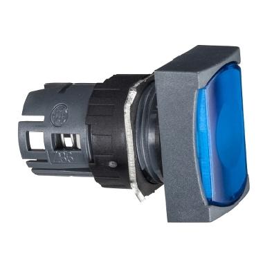Testa pulsante luminoso rettangolare D.16 - filoghiera - blu - SCHNEIDER ELECTRIC ZB6DW6 product photo Photo 01 3XL